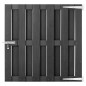 vidaXL Gartentor WPC 100 x 100 cm Grau vidaXL Gartentor WPC 100 x 100 cm Grau