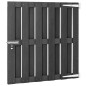 vidaXL Gartentor WPC 100 x 100 cm Grau vidaXL Gartentor WPC 100 x 100 cm Grau