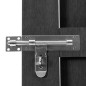 vidaXL Gartentor WPC 100 x 100 cm Grau vidaXL Gartentor WPC 100 x 100 cm Grau