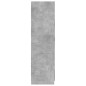 Kleiderschrank Betongrau 80x52x180 cm Holzwerkstoff Kleiderschrank Betongrau 80x52x180 cm Holzwerkstoff