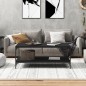vidaXL Couchtisch Schwarz 80x50x40 cm Holzwerkstoff vidaXL Couchtisch Schwarz 80x50x40 cm Holzwerkstoff