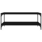 vidaXL Couchtisch Schwarz 80x50x40 cm Holzwerkstoff vidaXL Couchtisch Schwarz 80x50x40 cm Holzwerkstoff