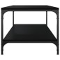 vidaXL Couchtisch Schwarz 80x50x40 cm Holzwerkstoff vidaXL Couchtisch Schwarz 80x50x40 cm Holzwerkstoff
