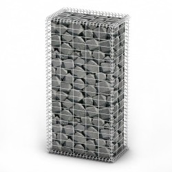 vidaXL Steinkorb Gabione mit Deckeln Verzinkter Draht 100×50×30 cm 