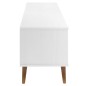 TV-Schrank MOLDE Weiß 158x40x49 cm Massivholz Kiefer TV-Schrank MOLDE Weiß 158x40x49 cm Massivholz Kiefer