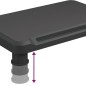 Monitorständer Schwarz 38x24x10,5 cm Monitorständer Schwarz 38x24x10,5 cm