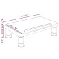 Monitorständer Schwarz 38x24x10,5 cm Monitorständer Schwarz 38x24x10,5 cm