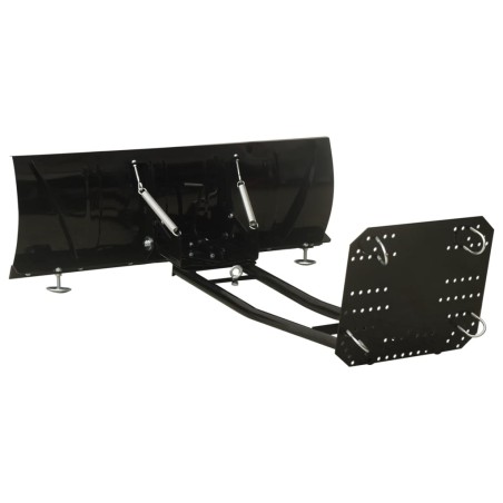 vidaXL Schneepflug zur ATV-Montage Schwarz 115x38 cm