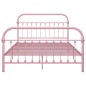 Bettgestell Rosa Metall 160x200 cm Bettgestell Rosa Metall 160x200 cm