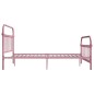 Bettgestell Rosa Metall 160x200 cm Bettgestell Rosa Metall 160x200 cm