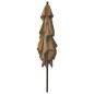 vidaXL Sonnenschirm mit Aluminium-Mast 3-lagig Taupe 2,5x2,5 m vidaXL Sonnenschirm mit Aluminium-Mast 3-lagig Taupe 2,5x2,5 m