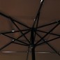 vidaXL Sonnenschirm mit Aluminium-Mast 3-lagig Taupe 2,5x2,5 m vidaXL Sonnenschirm mit Aluminium-Mast 3-lagig Taupe 2,5x2,5 m