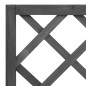 Garten-Spalier mit Blumenkasten Schwarz 70x30x135 cm Tannenholz Garten-Spalier mit Blumenkasten Schwarz 70x30x135 cm Tannenholz