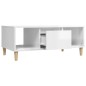 Couchtisch Hochglanz-Weiß 90x50x36,5 cm Holzwerkstoff Couchtisch Hochglanz-Weiß 90x50x36,5 cm Holzwerkstoff