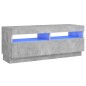 TV-Schrank mit LED-Beleuchtung Betongrau 100x35x40 cm TV-Schrank mit LED-Beleuchtung Betongrau 100x35x40 cm
