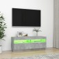 TV-Schrank mit LED-Beleuchtung Betongrau 100x35x40 cm TV-Schrank mit LED-Beleuchtung Betongrau 100x35x40 cm