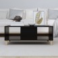 Couchtisch Schwarz 90x50x36,5 cm Holzwerkstoff Couchtisch Schwarz 90x50x36,5 cm Holzwerkstoff