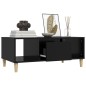 Couchtisch Schwarz 90x50x36,5 cm Holzwerkstoff Couchtisch Schwarz 90x50x36,5 cm Holzwerkstoff