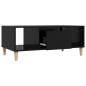 Couchtisch Schwarz 90x50x36,5 cm Holzwerkstoff Couchtisch Schwarz 90x50x36,5 cm Holzwerkstoff
