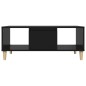 Couchtisch Schwarz 90x50x36,5 cm Holzwerkstoff Couchtisch Schwarz 90x50x36,5 cm Holzwerkstoff