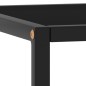Couchtisch Schwarz mit Schwarzem Glas 40x40x50 cm Couchtisch Schwarz mit Schwarzem Glas 40x40x50 cm