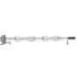 Grillspieß mit Motor Stahl 1000 mm Grillspieß mit Motor Stahl 1000 mm