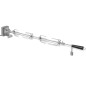 Grillspieß mit Motor Stahl 1000 mm Grillspieß mit Motor Stahl 1000 mm
