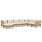 vidaXL 8-tlg. Garten-Lounge-Set mit Kissen Honigbraun Kiefernholz vidaXL 8-tlg. Garten-Lounge-Set mit Kissen Honigbraun Kiefernholz