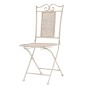 3-tlg. Bistro-Set Stahl Weiß