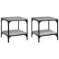 vidaXL Beistelltische 2 Stk. Grau Sonoma 40x40x40 cm Holzwerkstoff vidaXL Beistelltische 2 Stk. Grau Sonoma 40x40x40 cm Holzwerkstoff