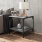vidaXL Beistelltische 2 Stk. Grau Sonoma 40x40x40 cm Holzwerkstoff vidaXL Beistelltische 2 Stk. Grau Sonoma 40x40x40 cm Holzwerkstoff