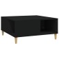 vidaXL Couchtisch Schwarz 80x80x36,5 cm Holzwerkstoff vidaXL Couchtisch Schwarz 80x80x36,5 cm Holzwerkstoff