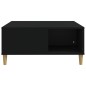 vidaXL Couchtisch Schwarz 80x80x36,5 cm Holzwerkstoff vidaXL Couchtisch Schwarz 80x80x36,5 cm Holzwerkstoff
