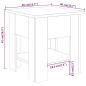 vidaXL Couchtisch Schwarz 40x40x42 cm Holzwerkstoff vidaXL Couchtisch Schwarz 40x40x42 cm Holzwerkstoff