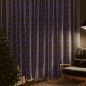 vidaXL LED-Lichtervorhang 3x3 m 300 LED Blau 8 Funktionen vidaXL LED-Lichtervorhang 3x3 m 300 LED Blau 8 Funktionen