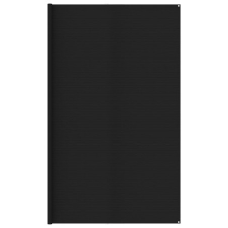 vidaXL Zeltteppich 400x600 cm Schwarz