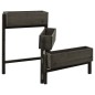 vidaXL Pflanzkübel Klappbar Grau 60x14x75 cm Massivholz Tanne vidaXL Pflanzkübel Klappbar Grau 60x14x75 cm Massivholz Tanne