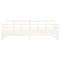 vidaXL Tagesbett Ausziehbar Weiß Massivholz Kiefer 2x(80x200) cm vidaXL Tagesbett Ausziehbar Weiß Massivholz Kiefer 2x(80x200) cm