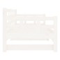 vidaXL Tagesbett Ausziehbar Weiß Massivholz Kiefer 2x(80x200) cm vidaXL Tagesbett Ausziehbar Weiß Massivholz Kiefer 2x(80x200) cm
