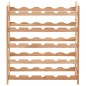 vidaXL Weinregal für 25 Flaschen Nussbaumholz Massiv 63x25x73 cm vidaXL Weinregal für 25 Flaschen Nussbaumholz Massiv 63x25x73 cm