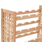 vidaXL Weinregal für 25 Flaschen Nussbaumholz Massiv 63x25x73 cm vidaXL Weinregal für 25 Flaschen Nussbaumholz Massiv 63x25x73 cm
