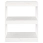 vidaXL Bücherregal/Raumteiler Weiß 60x30x71,5 cm Massivholz Kiefer vidaXL Bücherregal/Raumteiler Weiß 60x30x71,5 cm Massivholz Kiefer