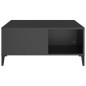 vidaXL Couchtisch Schwarz 80x80x36,5 cm Holzwerkstoff vidaXL Couchtisch Schwarz 80x80x36,5 cm Holzwerkstoff