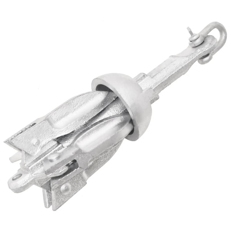 vidaXL Klappanker Silbern 0,7 kg Temperguss vidaXL Klappanker Silbern 0,7 kg Temperguss