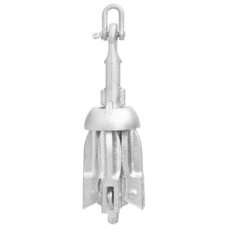 vidaXL Klappanker Silbern 0,7 kg Temperguss
