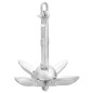 vidaXL Klappanker Silbern 0,7 kg Temperguss vidaXL Klappanker Silbern 0,7 kg Temperguss