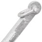 vidaXL Klappanker Silbern 0,7 kg Temperguss vidaXL Klappanker Silbern 0,7 kg Temperguss