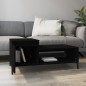 vidaXL Couchtisch Schwarz 100x50x45 cm Holzwerkstoff vidaXL Couchtisch Schwarz 100x50x45 cm Holzwerkstoff