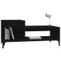 vidaXL Couchtisch Schwarz 100x50x45 cm Holzwerkstoff vidaXL Couchtisch Schwarz 100x50x45 cm Holzwerkstoff