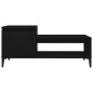 vidaXL Couchtisch Schwarz 100x50x45 cm Holzwerkstoff vidaXL Couchtisch Schwarz 100x50x45 cm Holzwerkstoff